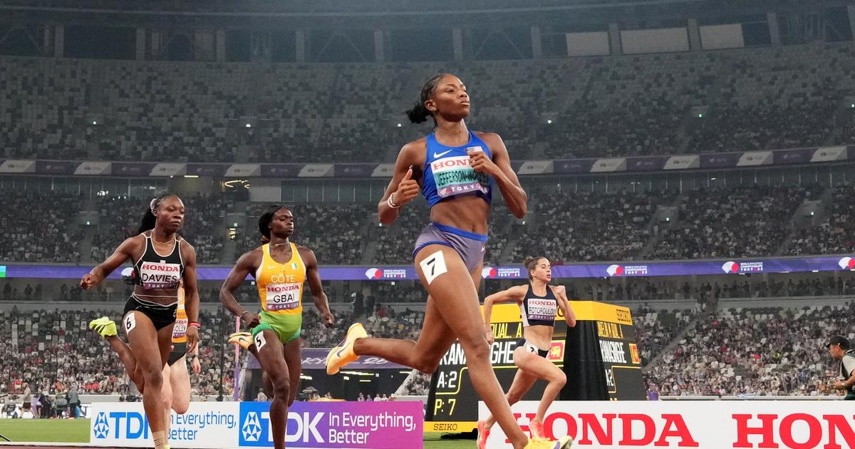 Mondiaux d'athlétisme : Melissa Jefferson-Wooden déroule en séries du 200m