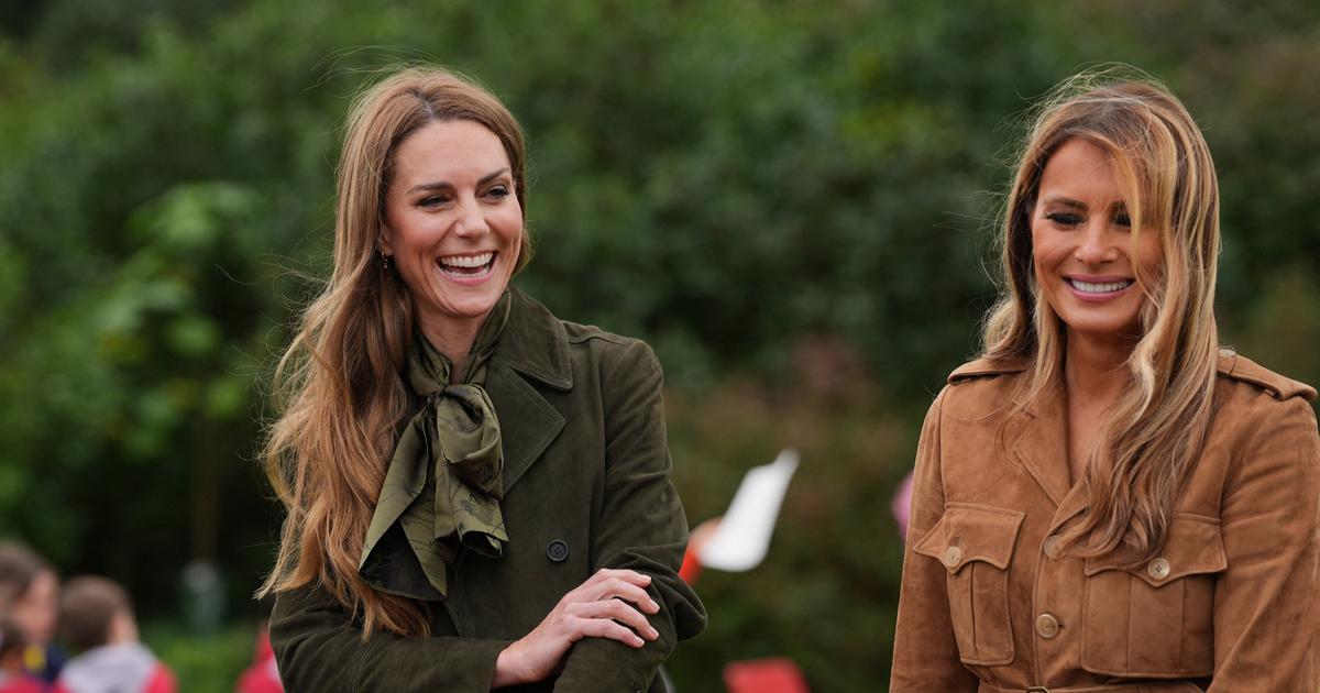 Kate Middleton et Melania Trump complices : naturelles et enjouées, elles font fi du protocole