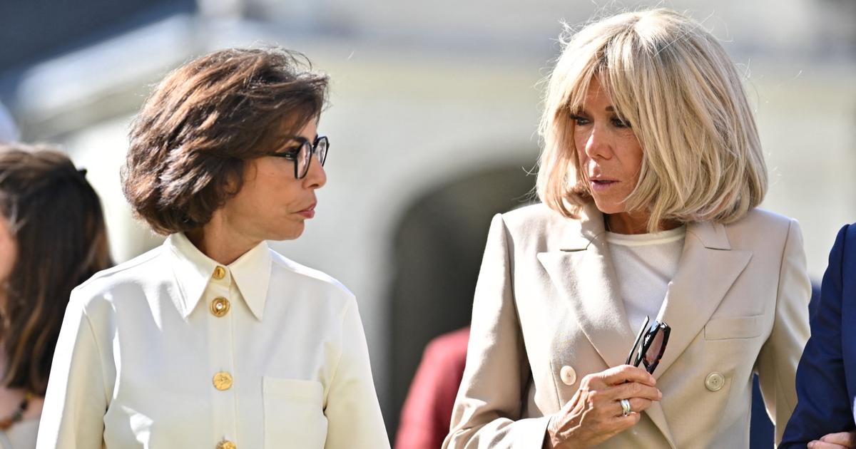 Brigitte Macron et Rachida Dati harmonieuses : en beige et blanc, elles forment un duo chic dans le Loir-et-Cher