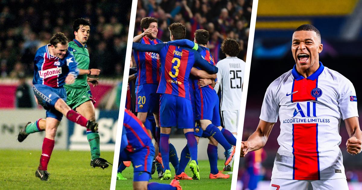 Barcelone-PSG : GuÃ©rin en libÃ©rateur, remontada, MbappÃ© superstarâ€¦ De 1995 Ã ...