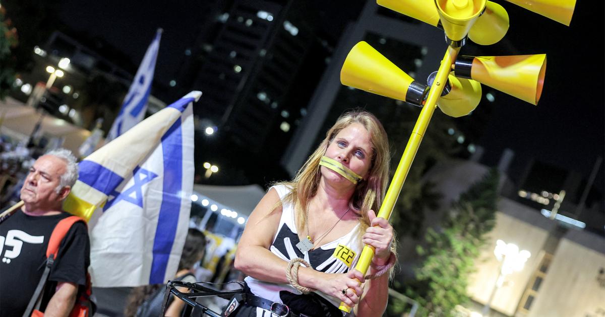 Â«Ramenez-les chez eux maintenantÂ»Â : des milliers d'IsraÃ©liens manifestent Ã  Tel-Aviv...