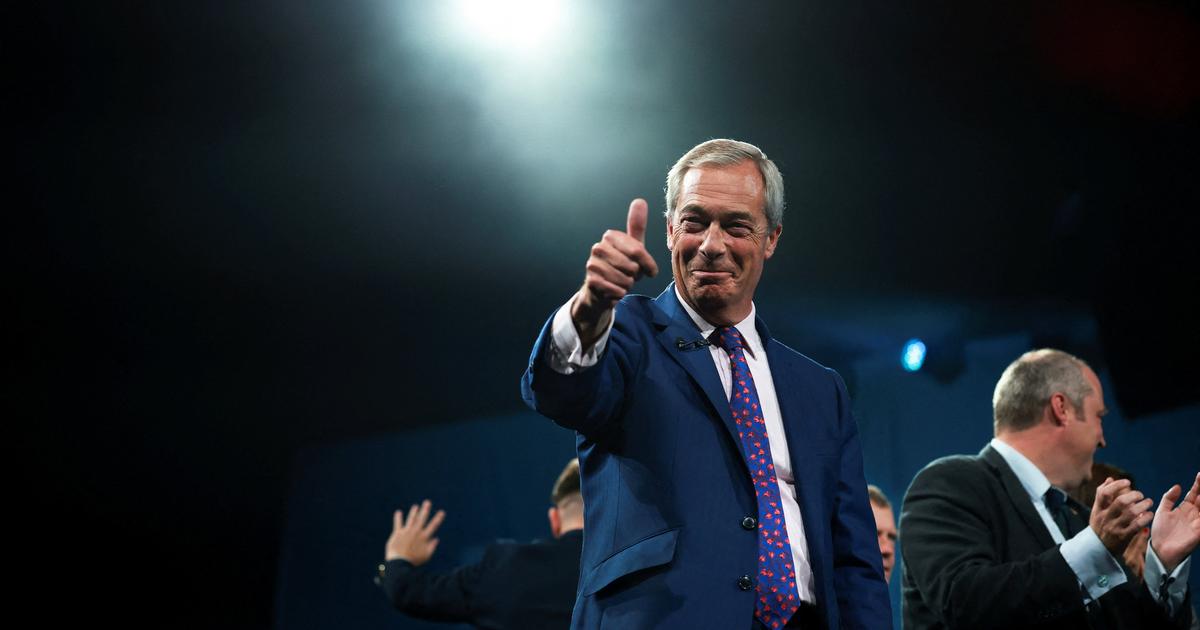 Royaume-Uni : le chantre du Brexit Nigel Farage caracolerait en tÃªte des suffrages en cas...