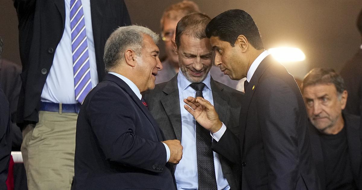 Barcelone-PSG : rÃ©chauffement avec Laporta , joie pure, Lewandowski Ã©logieux, larmes de Luis...