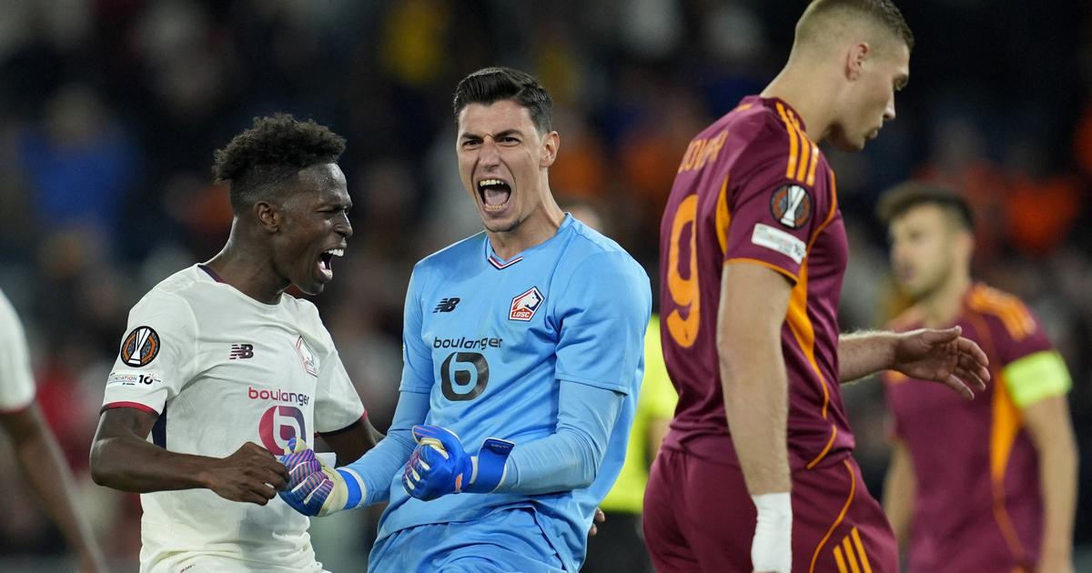 Ligue Europa : lâ€™incroyable exploit du gardien lillois, qui repousse trois penalties de suite