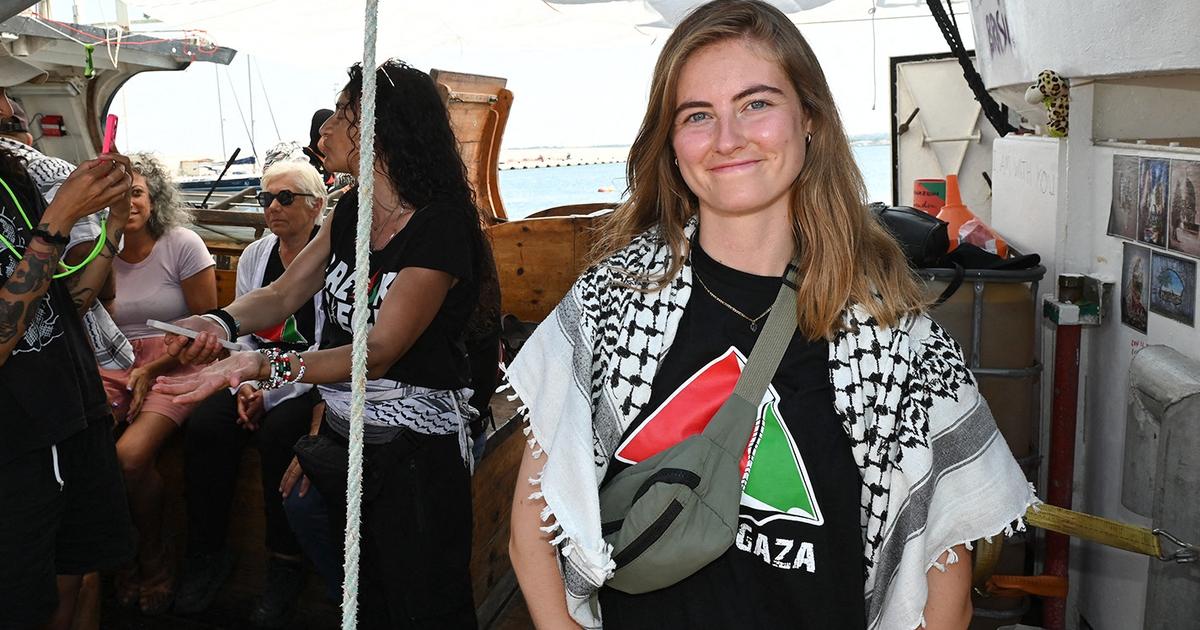 Flottille pour GazaÂ :Â lâ€™eurodÃ©putÃ©e insoumise Emma Fourreau, qui avait...