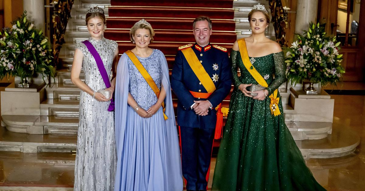 La Grande-Duchesse Stephanie de Luxembourg, les princesses Amalia des Pays-Bas, Elisabeth de Belgique… tiares et robes à sequins étincellent au Luxembourg