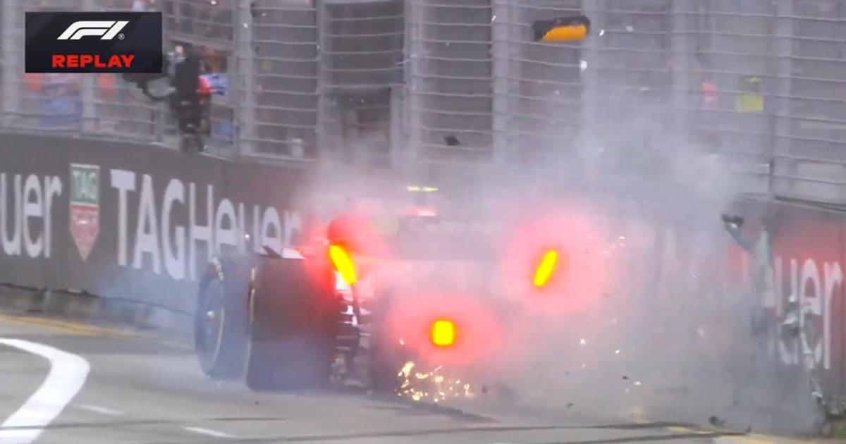 Formule 1 : en vidÃ©o, les malheurs de Lawson, victime dâ€™un deuxiÃ¨me crash en deux jours