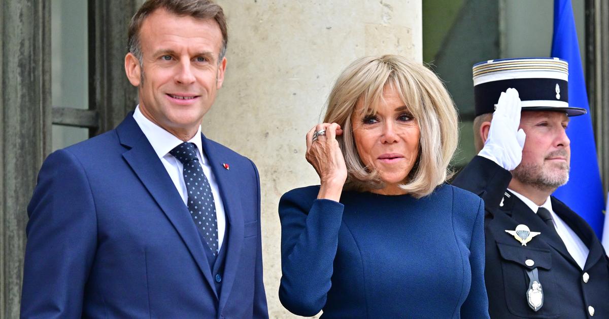 VIDÉO GALA - 5 mois plus tard, Brigitte Macron recycle cette robe ceinturée et fait rayonner le chic à la française à l’Elysée