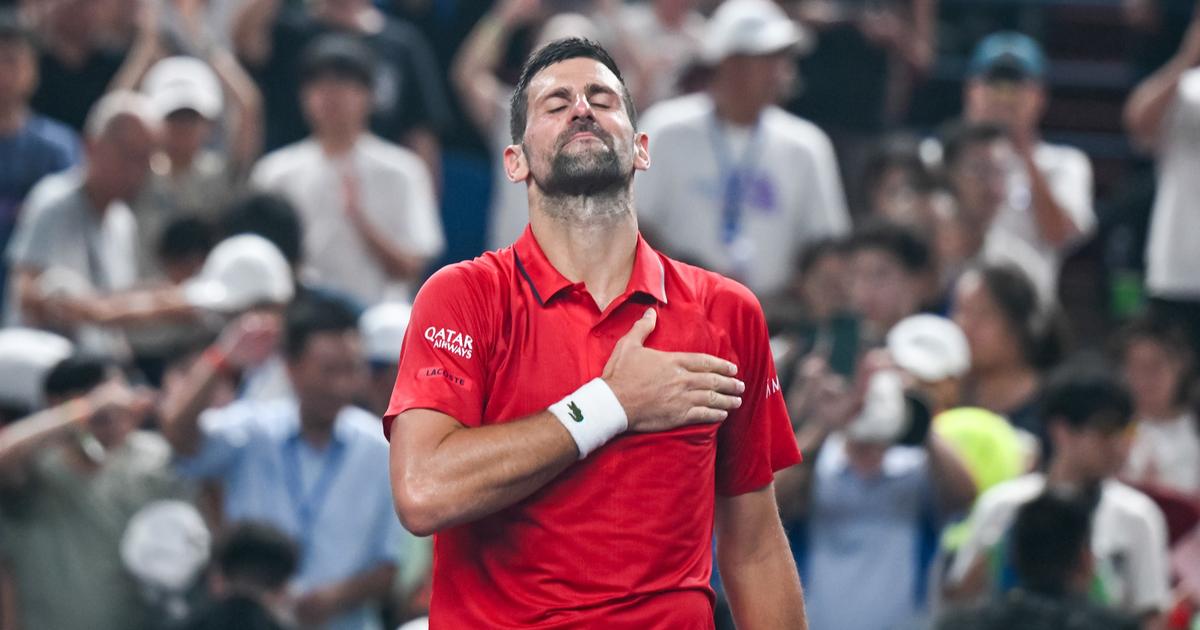 Tennis : Novak Djokovic se qualifie pour les demi-finales Ã  Shanghai et rejoint un...