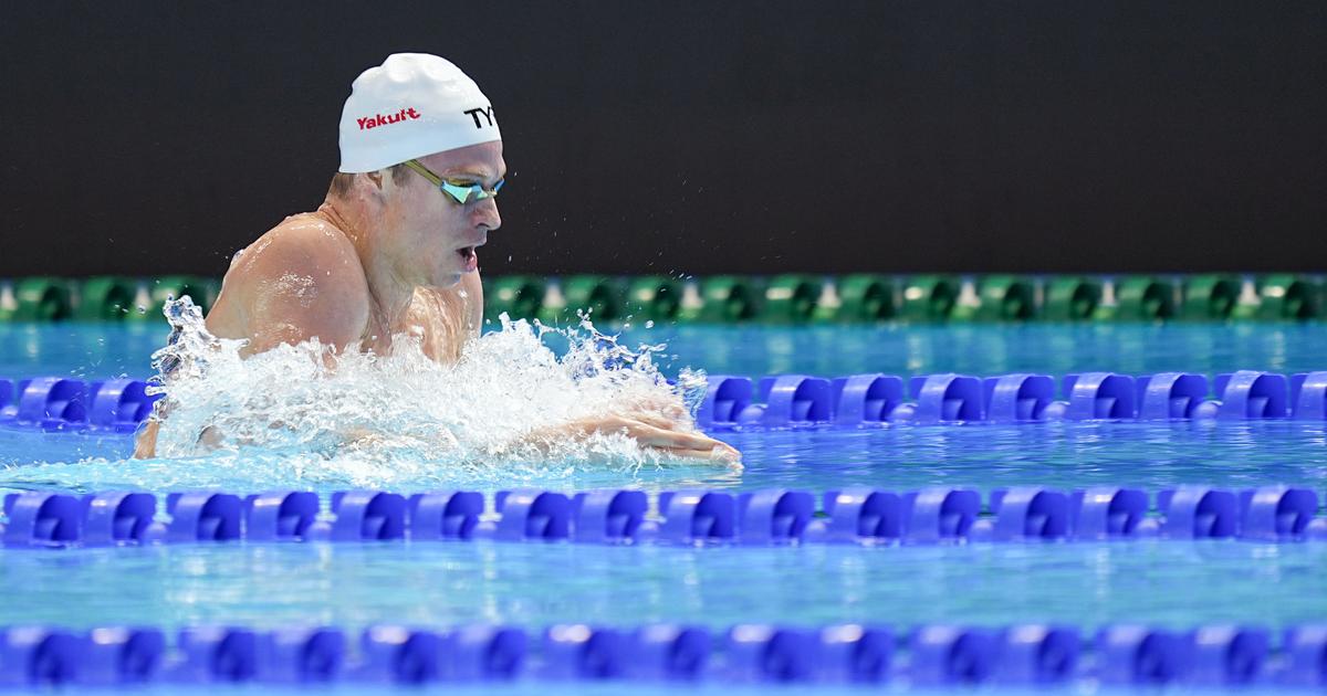 Natation: Marchand dominÃ© par Kox sur 200m dos pour dÃ©buter la Coupe du monde en petit bassin