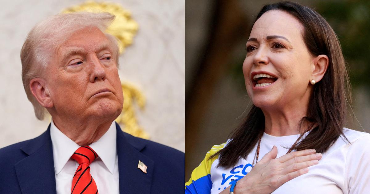 Â«Je lâ€™accepte en votre honneurÂ»: Donald Trump affirme que la gagnante du prix Nobel de...