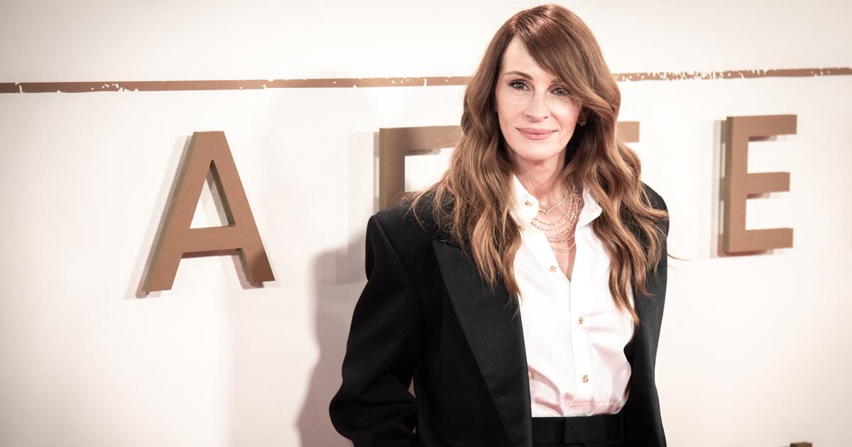 Julia Roberts sublime le costume masculin-féminin sur le tapis rouge du BFI London Film Festival
