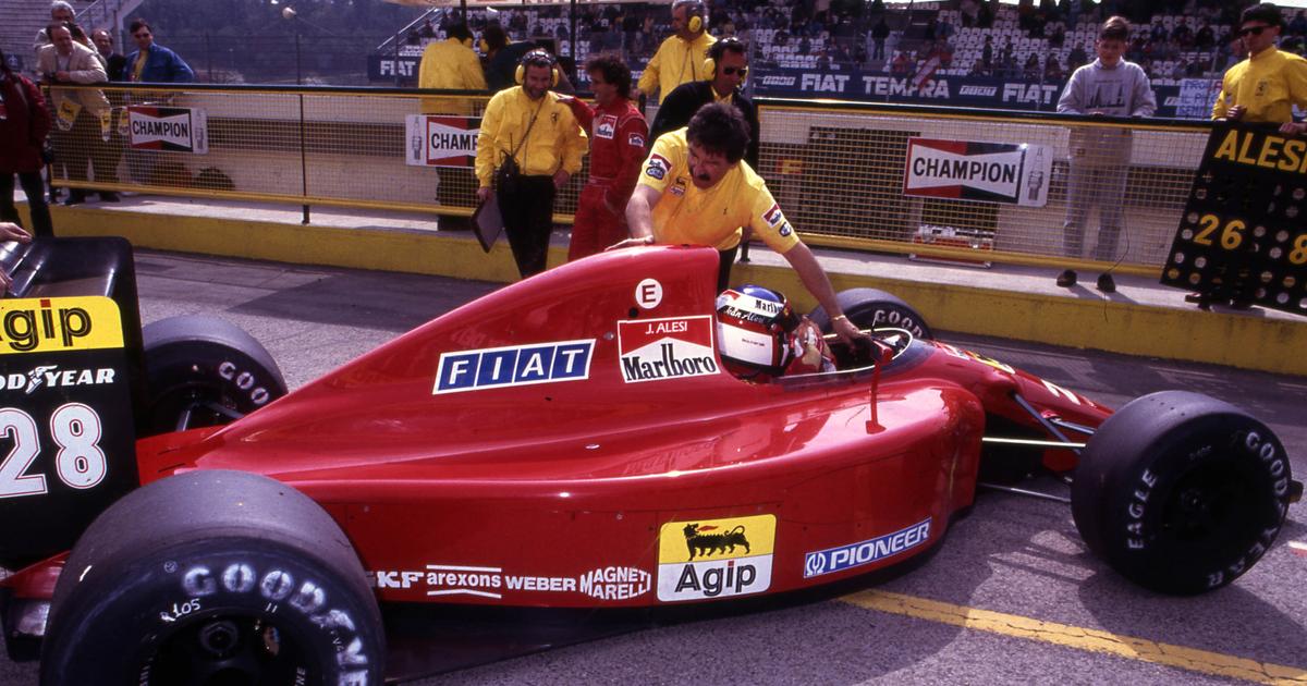 Formule 1 : Jean Alesi va mettre aux enchÃ¨res sa monoplace Ferrari de 1992