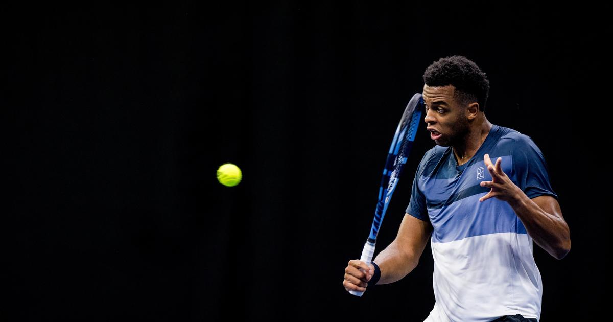 Tennis : Mpetshi Perricard rÃ©ussit 39 aces dans son premier tour gagnant Ã  Bruxelles et fait...