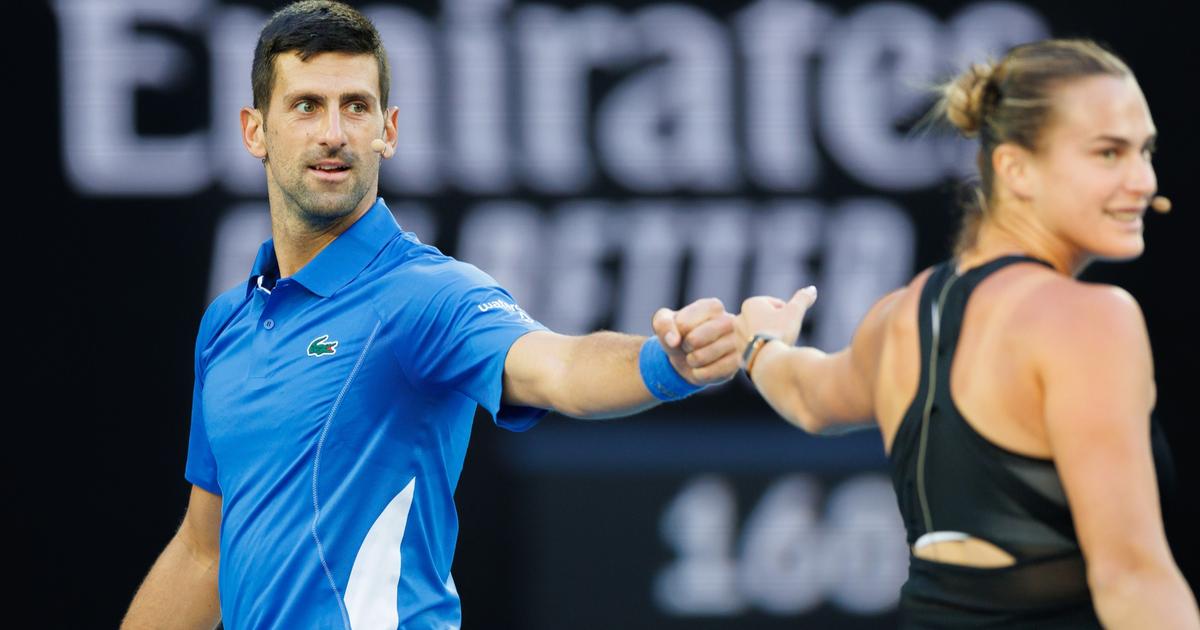 Tennis : Â«Jâ€™adore mâ€™entraÃ®ner avecÂ Novak DjokovicÂ», Sabalenka Ã©voque...
