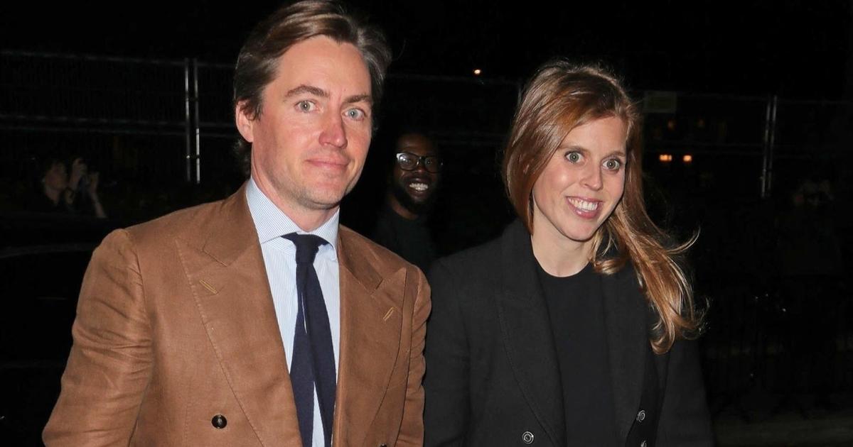 Beatrice d’York recycle son manteau Zara pour sa sortie en amoureux avec son mari Edoardo Mapelli Mozzi