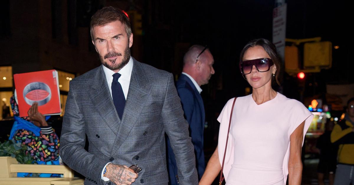 Victoria et David Beckham couple glamour à New York pour un dîner en tête-à-tête dans une brasserie française