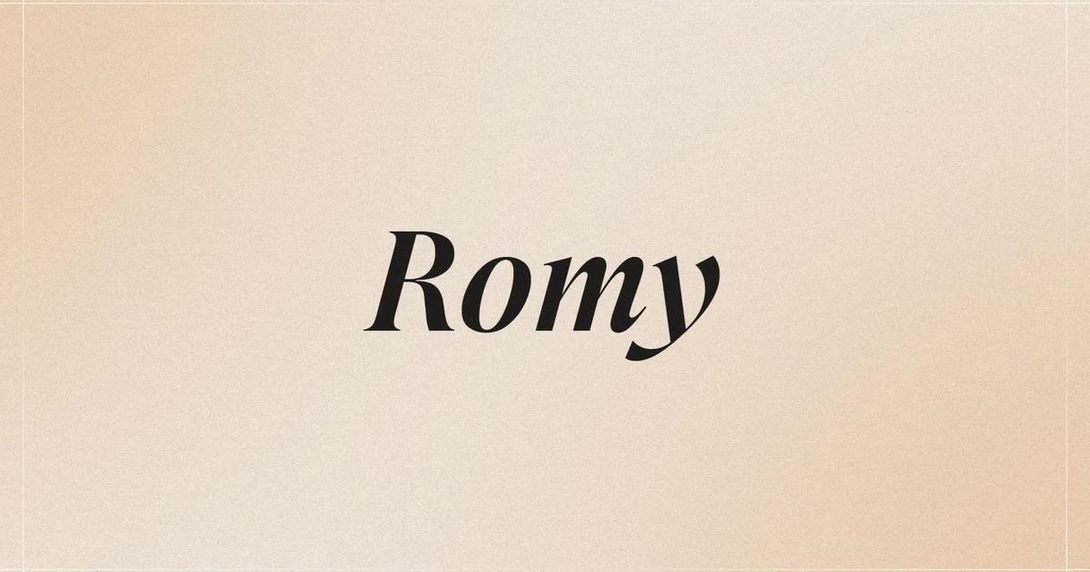 Prénom Romy, féminin : son origine et sa signification