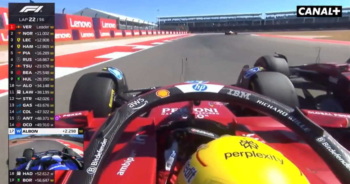 Formule 1 : en vidÃ©o, la magistrale passe dâ€™armes entre Lewis Hamilton et Charles Leclerc