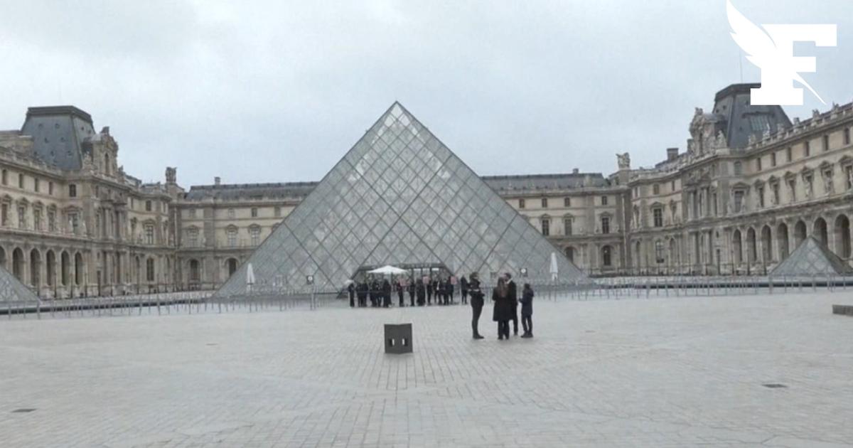 Cambriolage au Louvre : les images du musÃ©e vidÃ© de ses touristes aprÃ¨s lâ€™annonce...