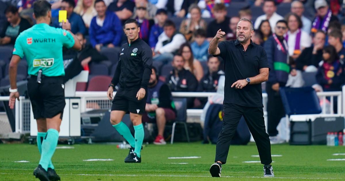 Liga : Â«Je vais changer mon comportementÂ», Flick sâ€™excuse aprÃ¨s son carton rouge...