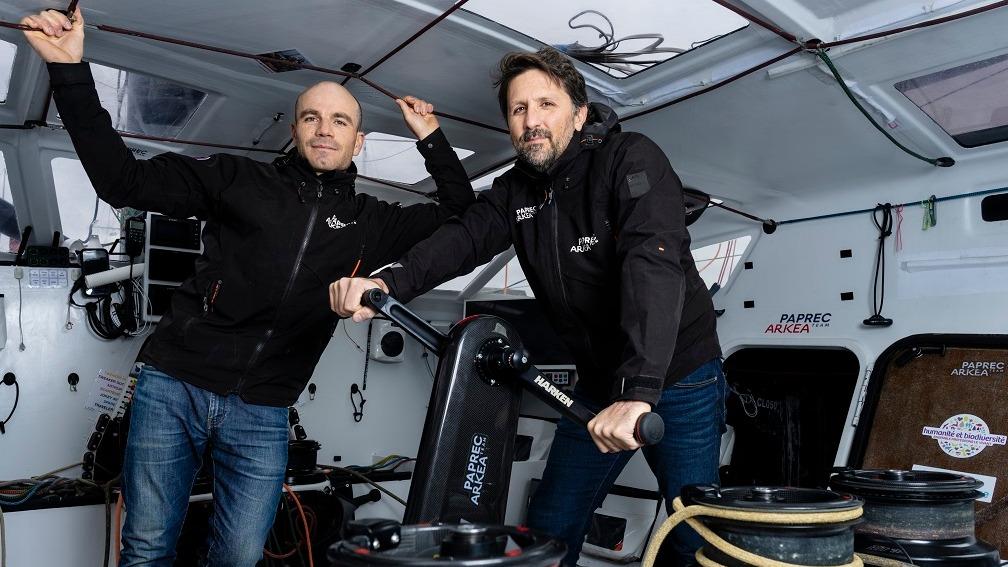 Transat Café L’Or : Quand Richomme et Horeau terminent leur passation de bateau