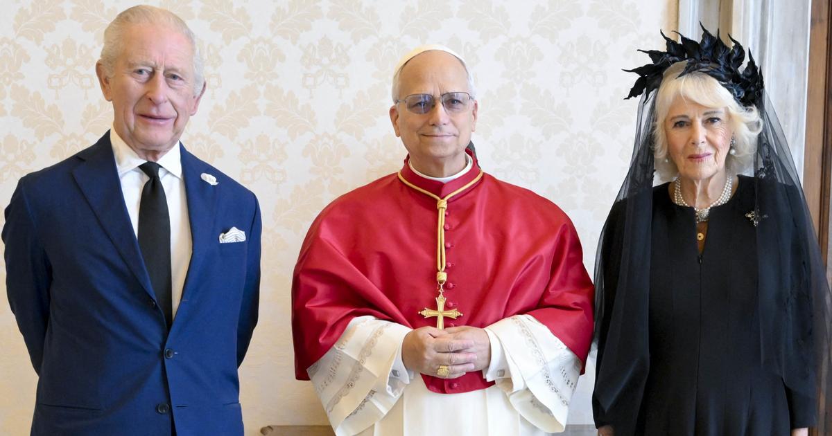 Charles III et Camilla : solennité, prière et bonne humeur, les photos de leur voyage historique au Vatican