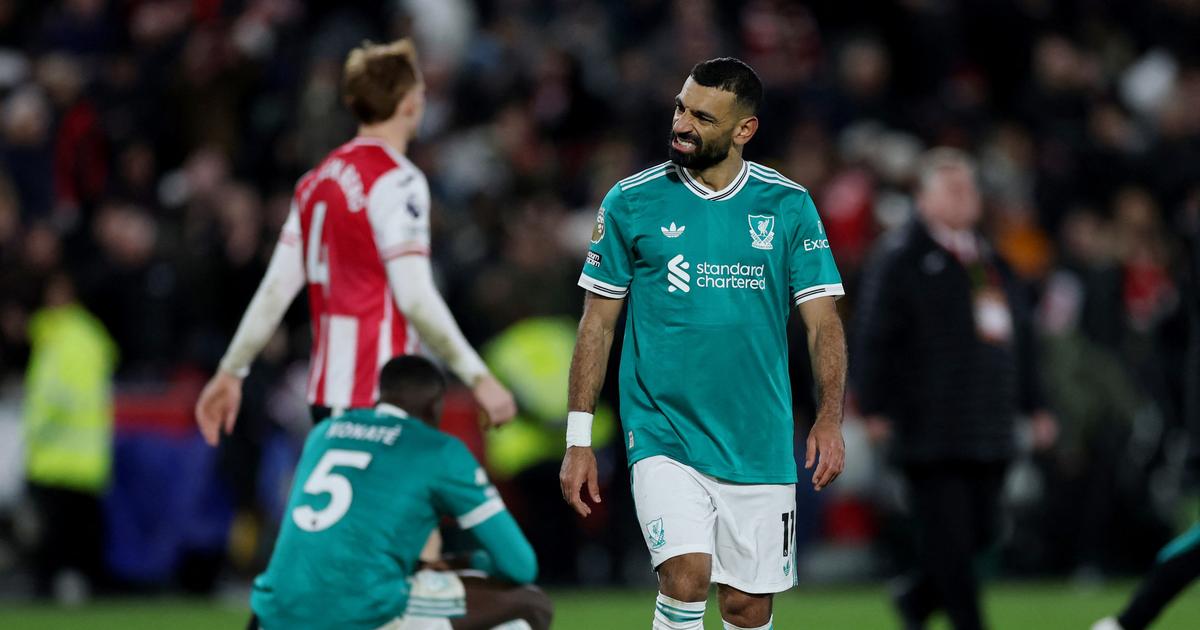 Premier League : rien ne va plus à Liverpool, battu pour la quatrième fois de suite