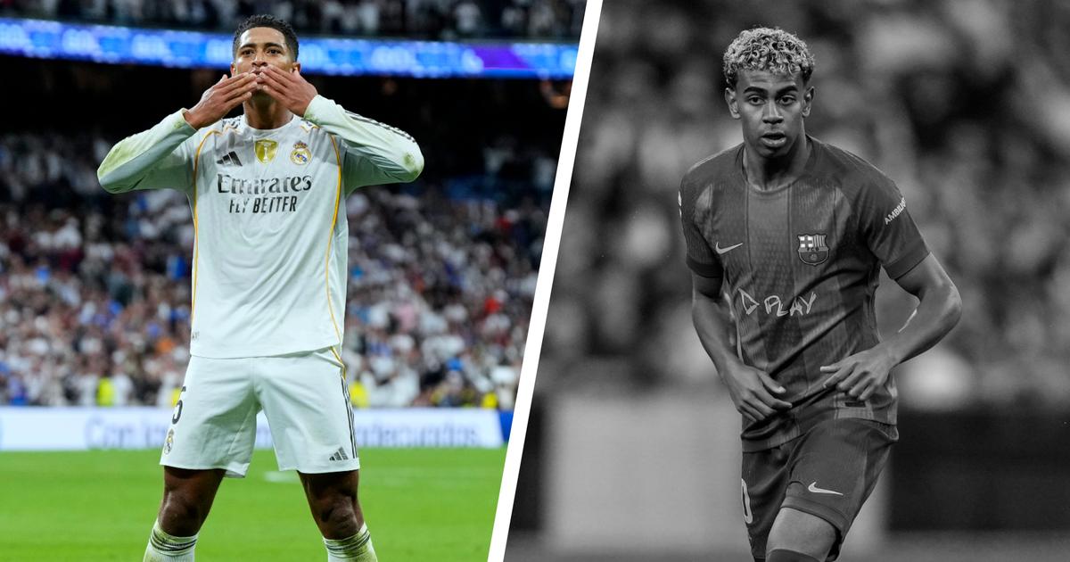 Real Madrid-FC Barcelone : Bellingham le maestro, MbappÃ© en patron, Yamal inexistant... Les tops...