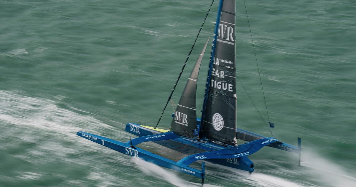 Transat CafÃ© L'Or : le SVR-Lazartigue de Tom Laperche et Franck Cammas mÃ¨ne la danse aprÃ¨s...
