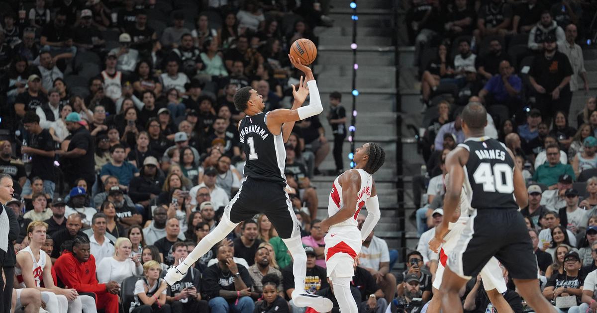 NBA : passes lumineuses, 360°, dunks à gogo… Le meilleur de Wembanyama face à Toronto (vidéo)