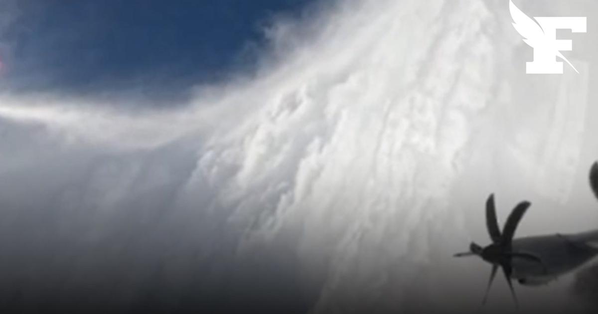 إعصار ميليسا: صيادو العواصف يصورون لقطات مذهلة من عينه