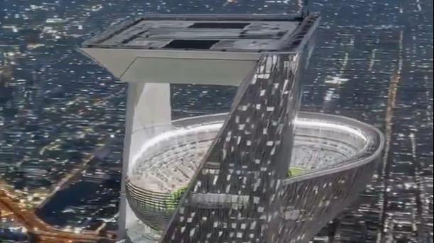 Coupe du monde 2034 : la vidÃ©o d'un stade perchÃ© en Arabie saoudite trompe le monde entier