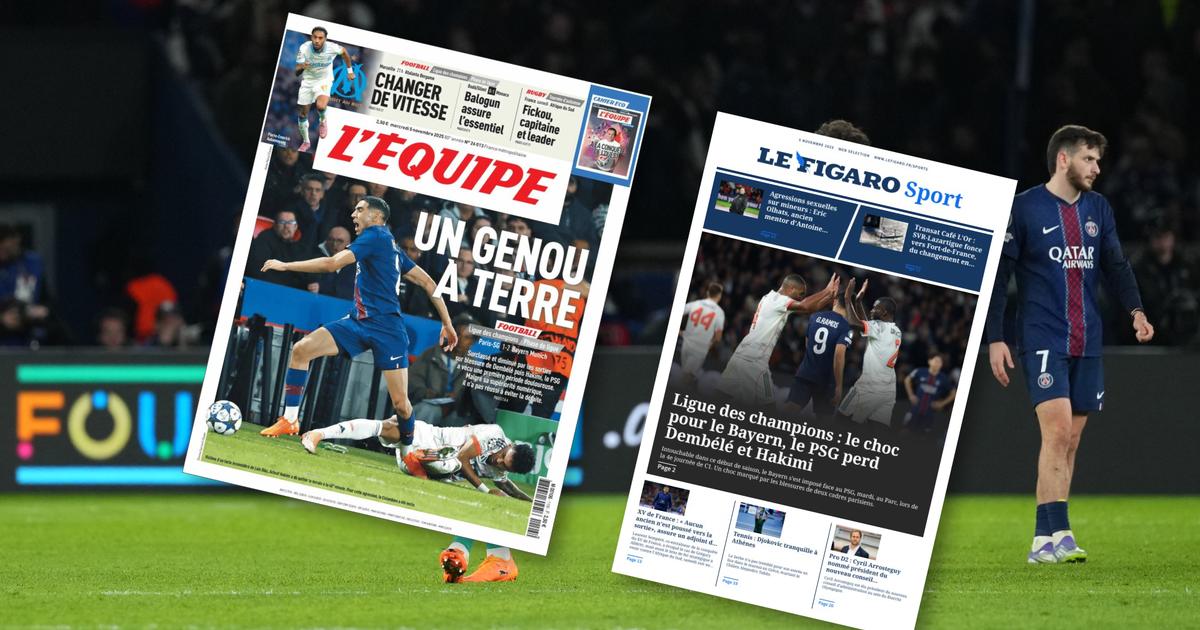 «Un genou à terre», «Paris touché, Paris coulé», «Le patron, c’est le Bayern», la presse unanime après la défaite du PSG