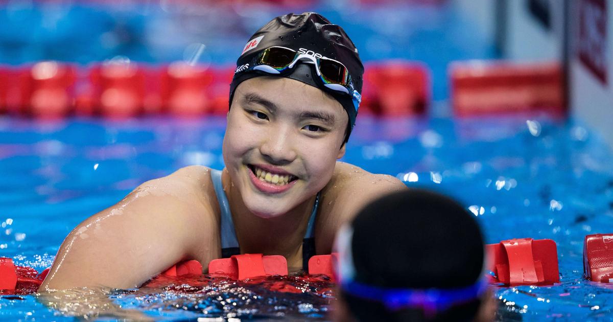Natation : Ã  seulement 13 ans, la prodige Yu Zidi bat un nouveau record