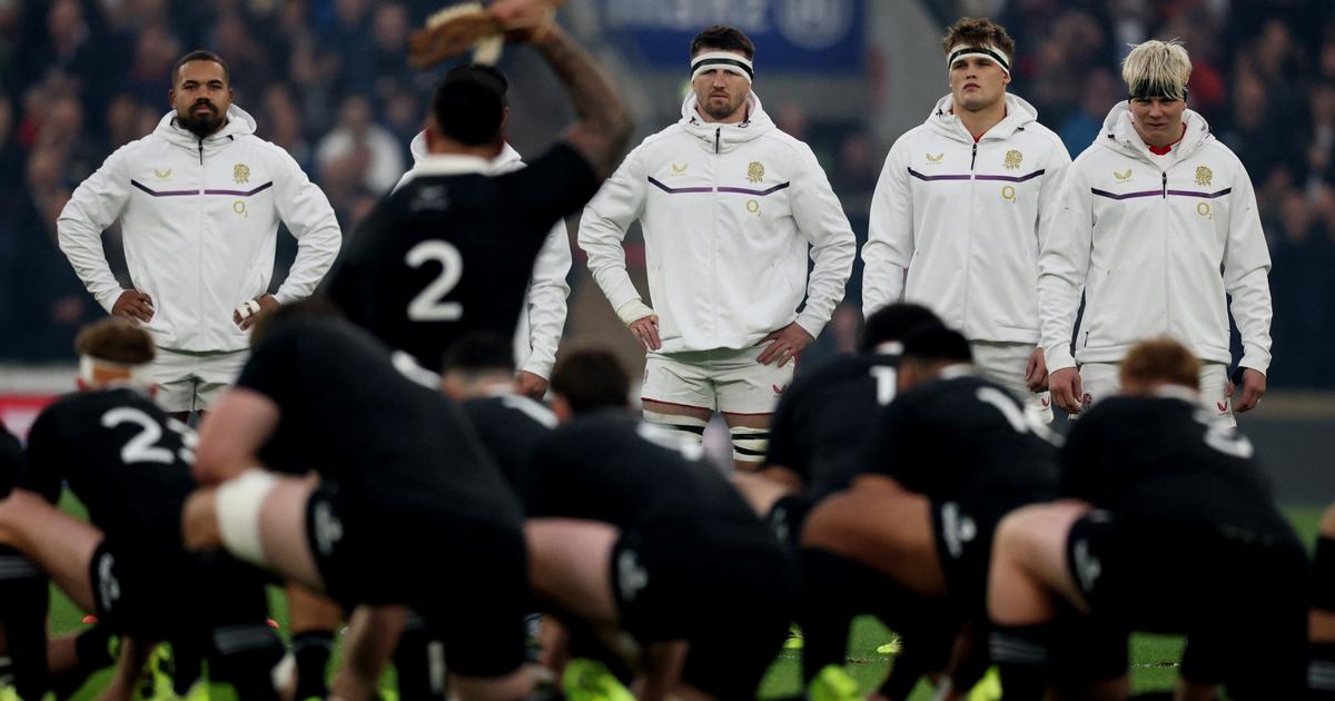 Rugby : en vidÃ©o, le puissant haka des All Blacks et la rÃ©ponse de lâ€™Angleterre et du...