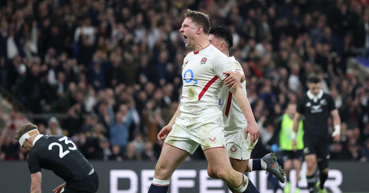 Rugby : lâ€™Angleterre fait chuter les All Blacks Ã  Twickenham, une premiÃ¨re depuis 2012