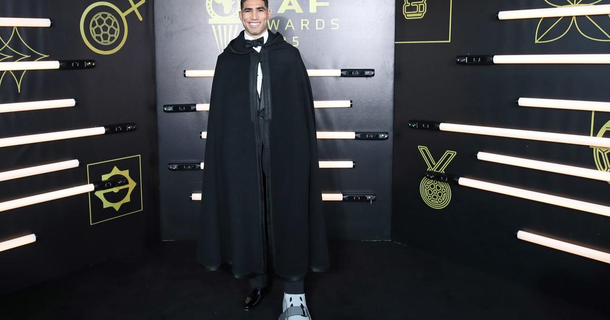 «C’est vraiment un honneur» : le joueur du PSG Achraf Hakimi remporte le Ballon d’Or africain
