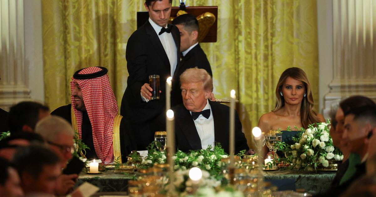 Les images du fastueux dîner de gala donné par Donald Trump en l’honneur de Mohammed ben Salmane