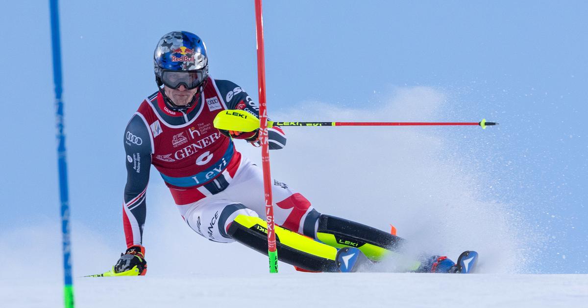 Ski : Â« TrÃ¨s lÃ©gÃ¨rement handicapÃ© Â», ClÃ©ment NoÃ«l enchaÃ®ne en serrant...