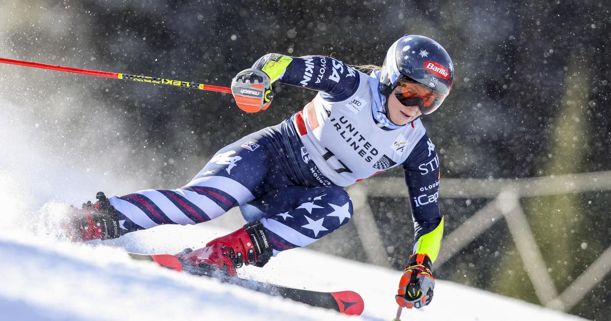 Ski alpin : Ã  Copper Mountain, Robinson en tÃªte et Shiffrin 18e lors de la premiÃ¨re manche