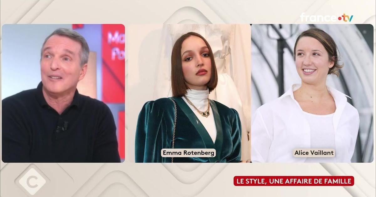 Stéphane Rotenberg admiratif de sa fille Emma créatrice de mode ...