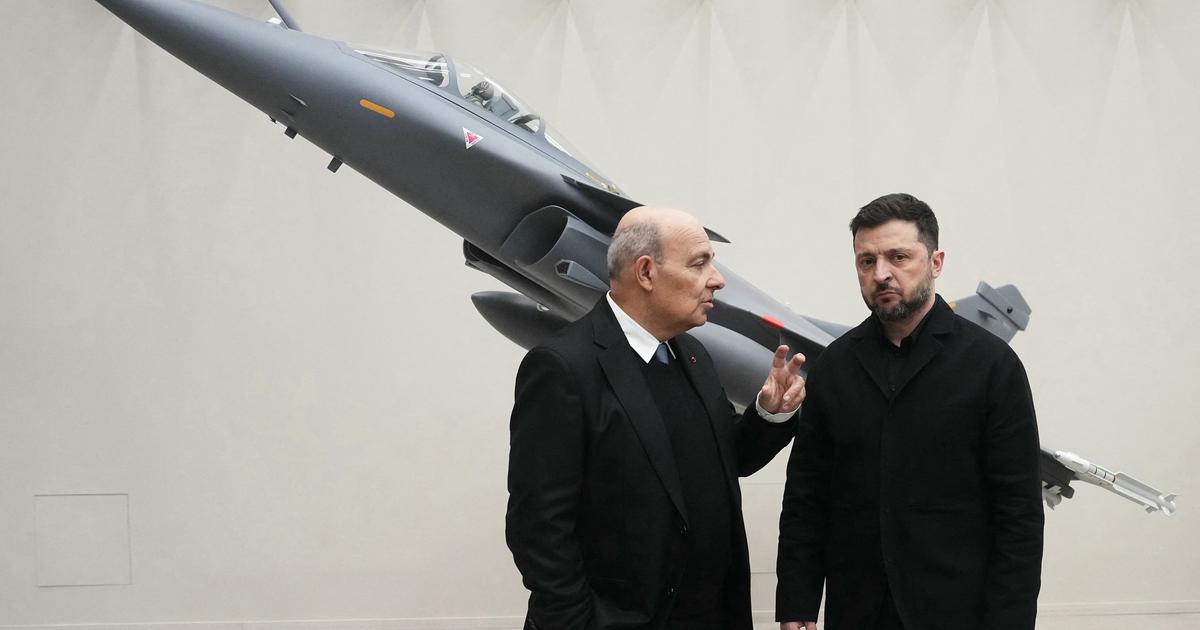 Volodymyr Zelensky en visite chez Dassault Aviation Ã  Cergy-Pontoise