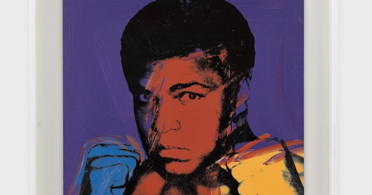 Un portrait de Mohamed Ali, peint par Andy Warhol, vendu 18 millions de dollars à Miami