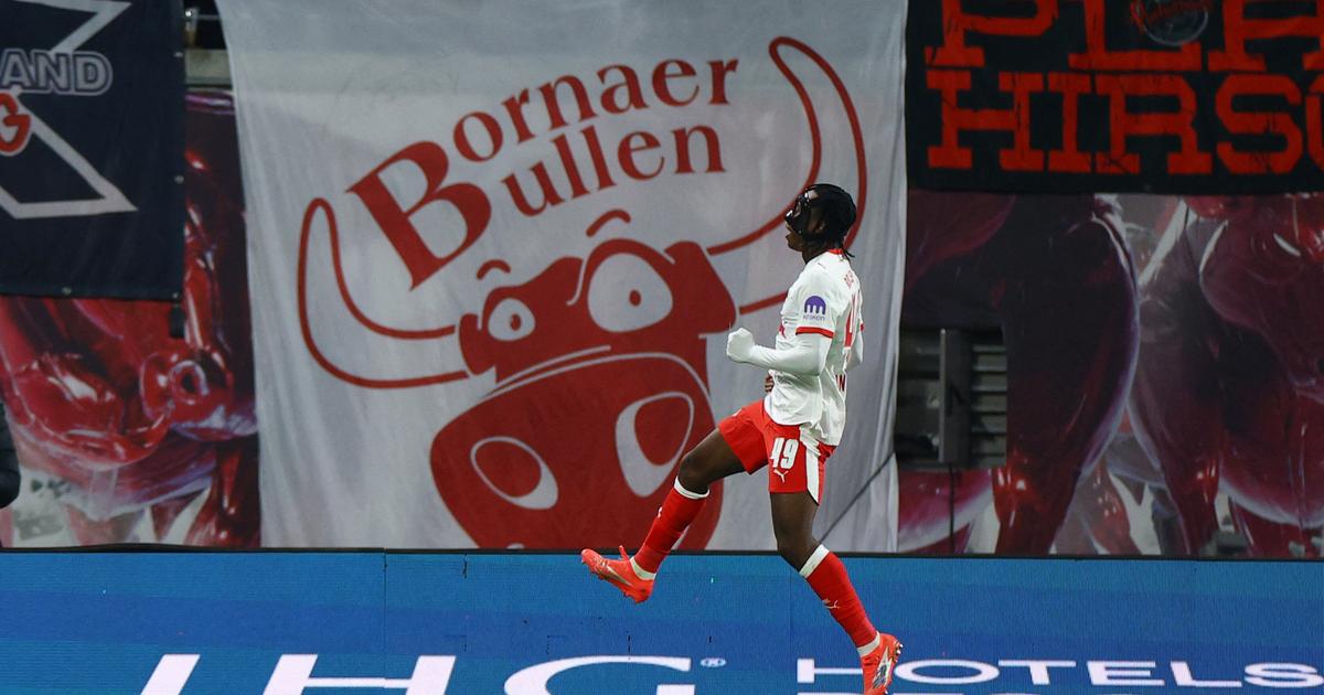 Bundesliga : avec un triplÃ© de DiomandÃ© en 18 minutes, Leipzig Ã©crase Francfort