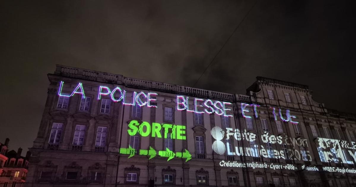 Lyon : des slogans anti-police projetÃ©s pendant la FÃªte des LumiÃ¨res