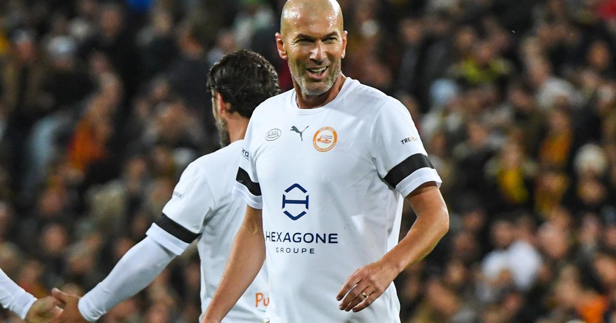 Foot : ZinÃ©dine Zidane de retour sur la pelouse du VÃ©lodrome Ã  Marseille