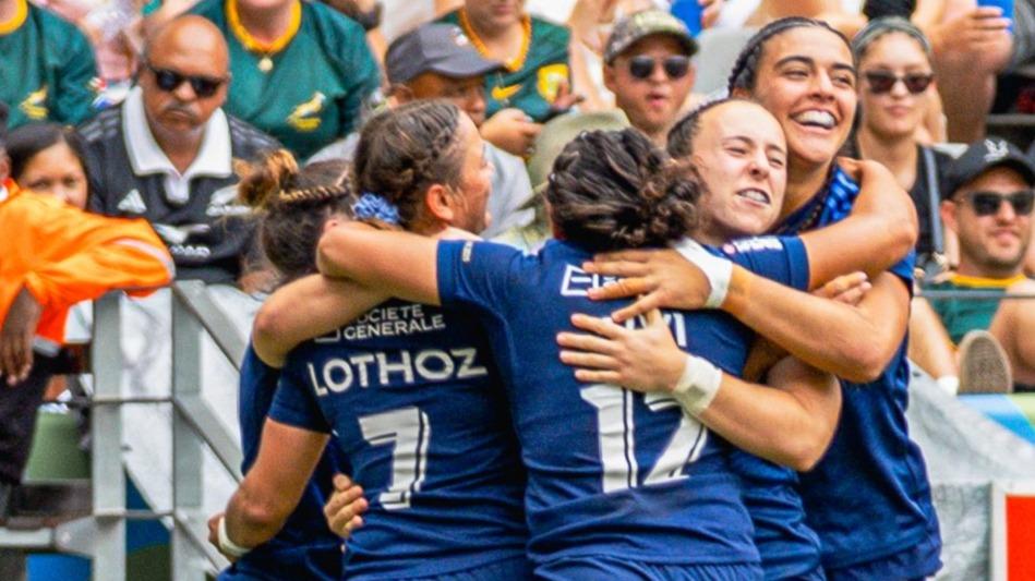 Rugby Ã  7 : les Bleues dÃ©crochent le bronze au Cap, les Bleus encore au pied du podium