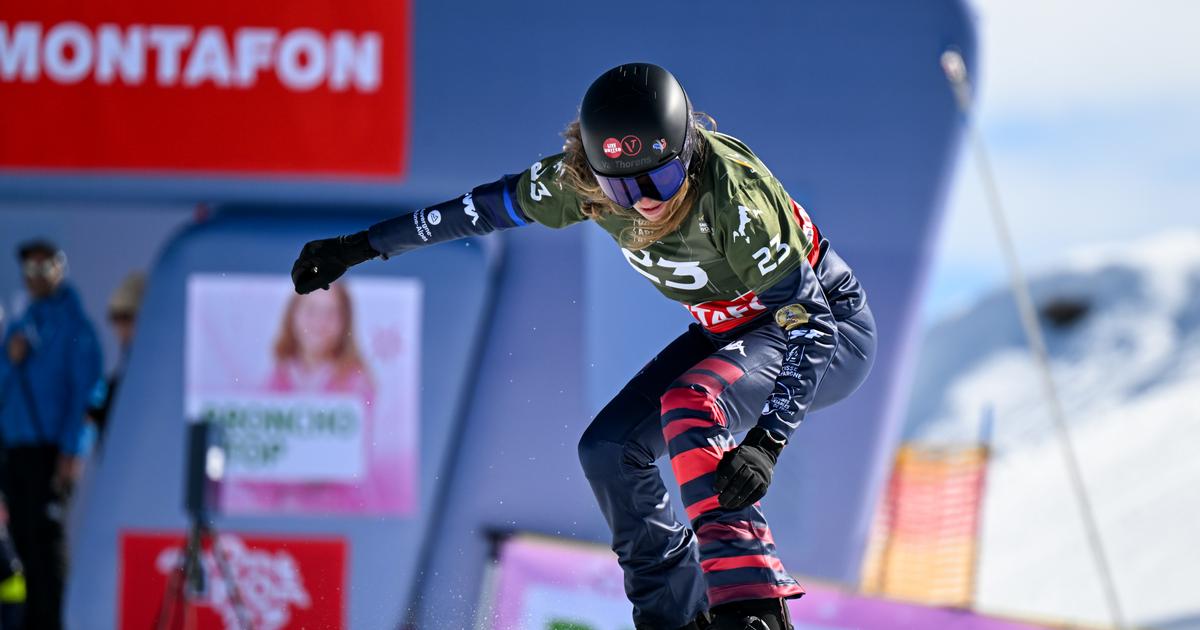 Snowboardcross: Chloé Trespeuch retrouve le podium d'une Coupe du Monde en par équipes