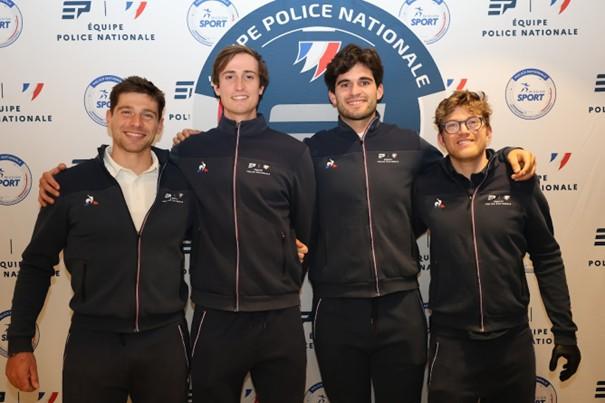 La «Team Police», en mission (sportive) pour les 3 couleurs